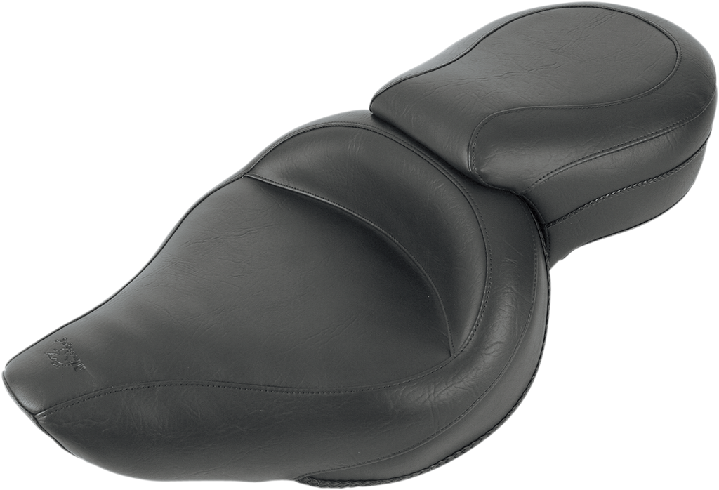 MUSTANG Vintage Style Seat - Wide - Smooth - Black - XLC 76143 — image 2