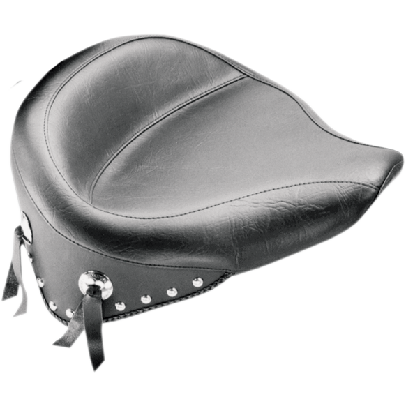MUSTANG Wide Studded Solo Seat - FLST '08-'17 76179 — image 1