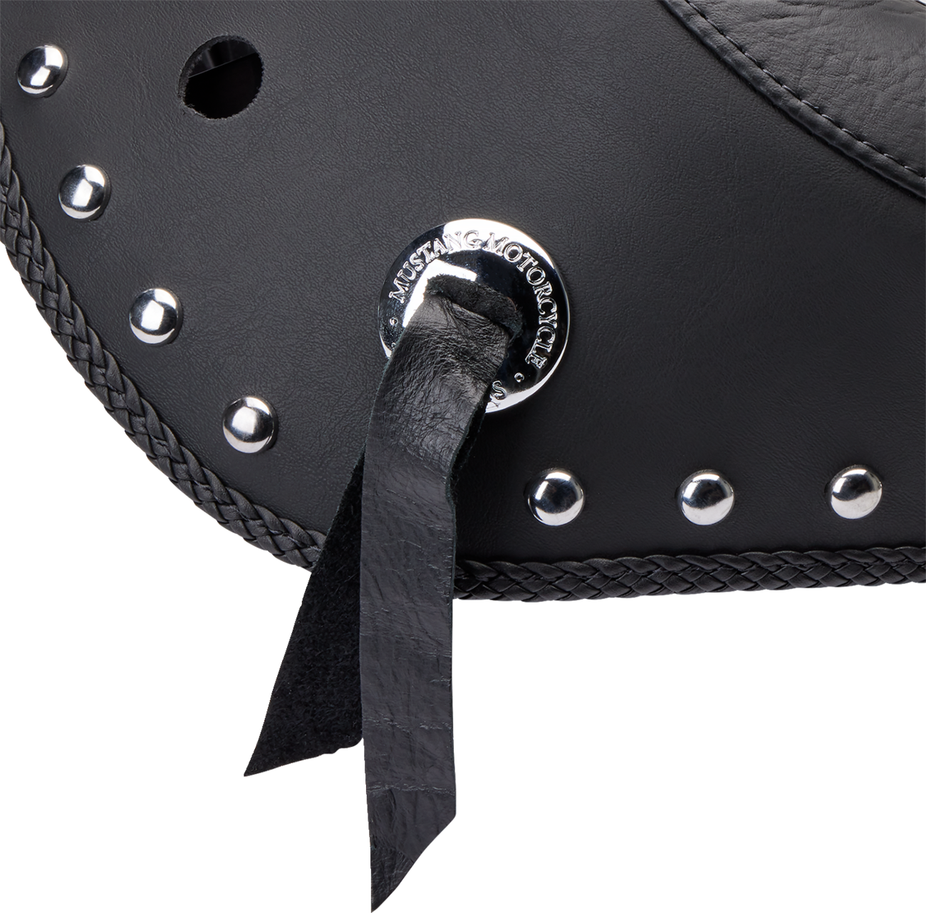 MUSTANG Wide Studded Deluxe Solo Seat 76231 — image 3