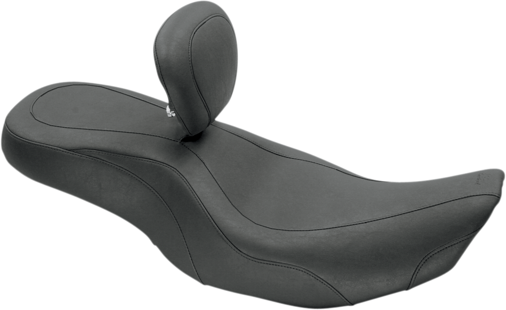MUSTANG Wide Tripper™ 2-Up Seat - Without Backrest - FLH/FLT '97-'07 76587 — image 3