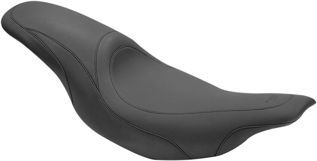 MUSTANG Tripper™ Fastback Seat - Stitched - Black - FLH '97-'07 76589 — image 1