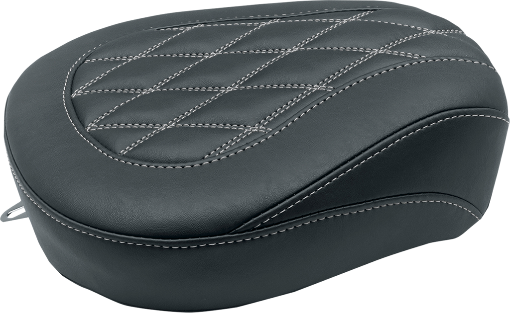 MUSTANG Wide Tripper™ Passenger Seat - Black w/ Gun Metal Stitching - FL '97-'25 76648GM — image 1