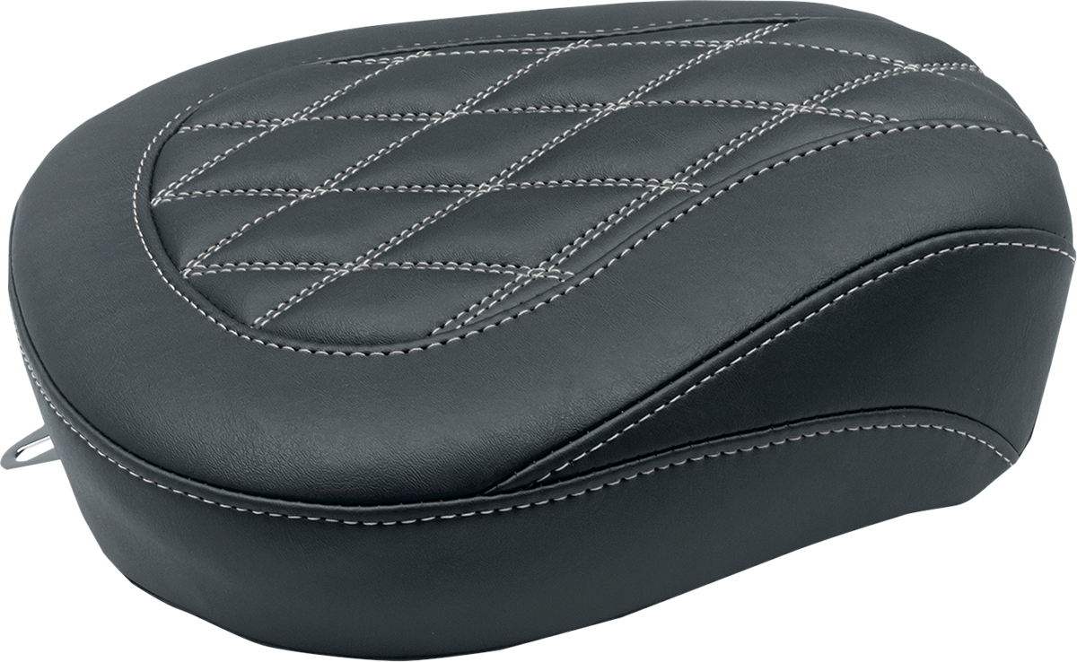 MUSTANG Wide Tripper™ Passenger Seat - Black w/ Gun Metal Stitching - FL '97-'25 76648GM — image 1