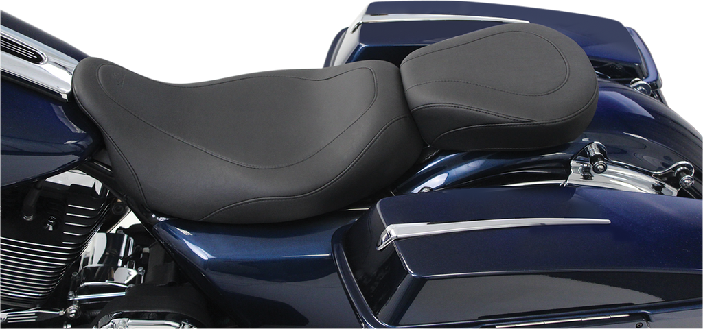 MUSTANG Seat - Wide Tripper™ Solo - without Backrest - Smooth - Black - FL '08-'25 76692 — image 2