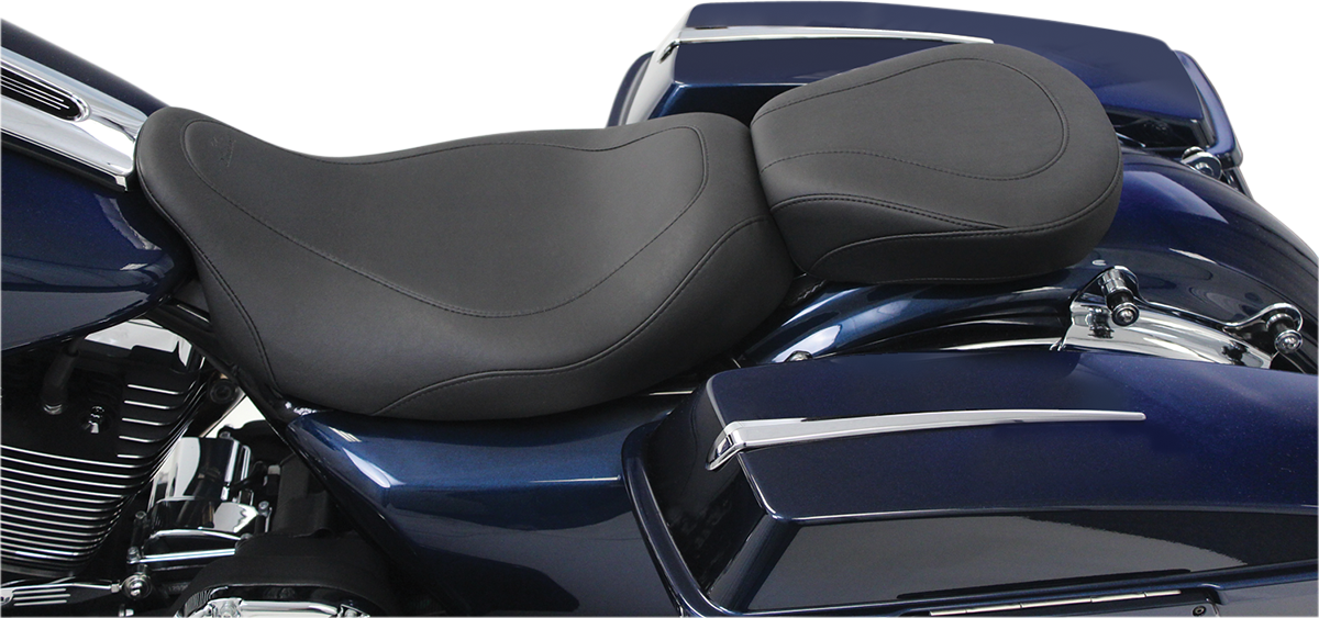 MUSTANG Seat - Wide Tripper™ Solo - without Backrest - Smooth - Black - FL '08-'25 76692 — image 2