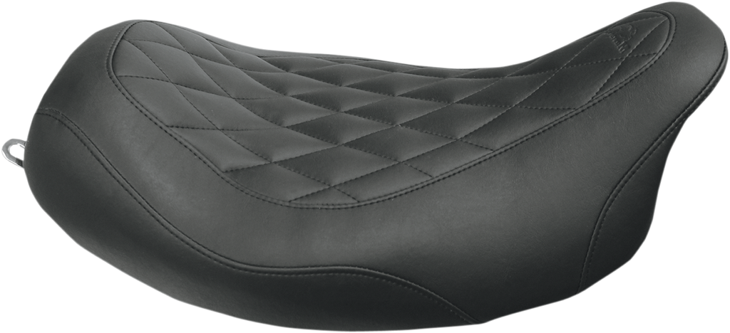 MUSTANG Seat - Wide Tripper™ Solo - without Backrest - Diamond - Black - FL '08-'25 76694 — image 1
