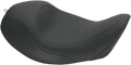 MUSTANG Forward Wide Tripper Solo Seat - Plain - Black - Dyna '06-'17 76707 — image 1