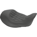 MUSTANG Forward Wide Tripper Solo Seat - Diamond - Black - Dyna '06-'17 76710 — image 1