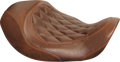 MUSTANG Forward Wide Tripper Solo Seat - Diamond - Brown - Dyna '06-'17 76711 — image 1