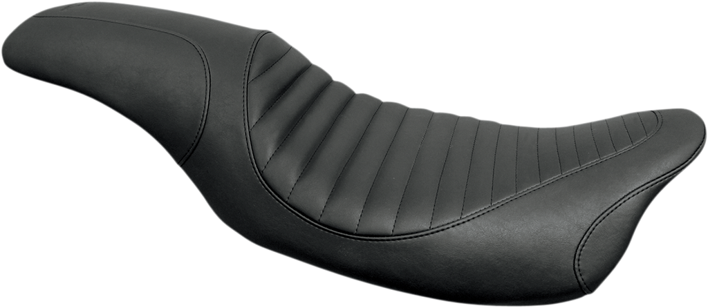 MUSTANG Tripper™ Fastback Seat - Front Tuck-n-Roll - Black - FL '08-'25 76712 — image 1
