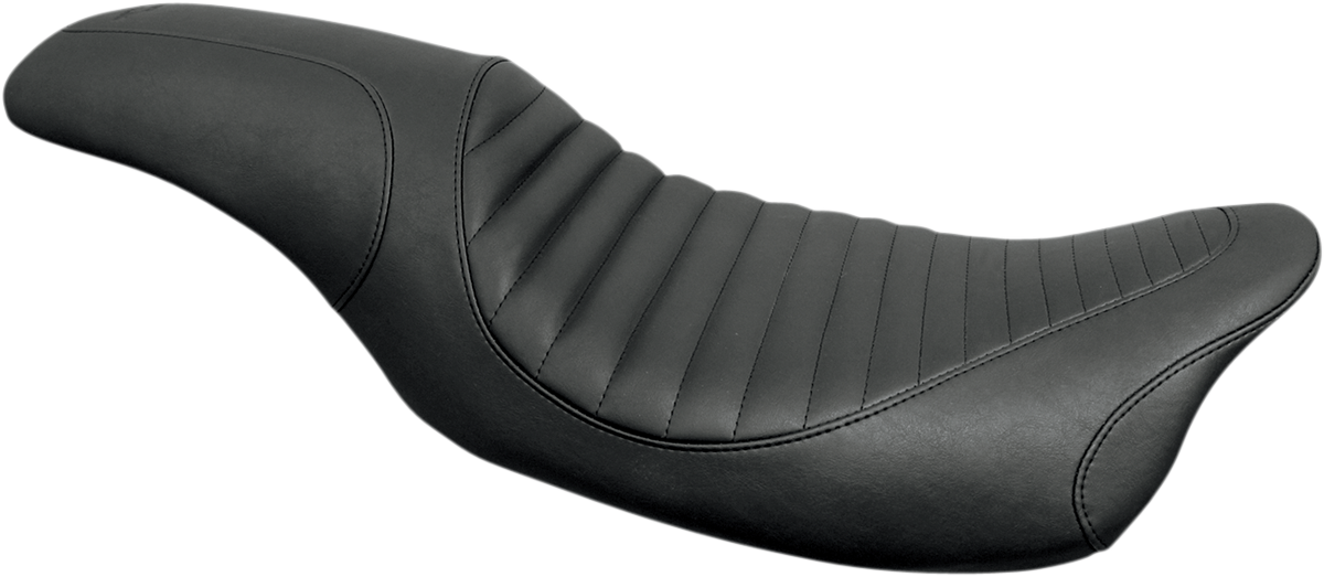 MUSTANG Tripper™ Fastback Seat - Front Tuck-n-Roll - Black - FL '08-'25 76712 — image 1