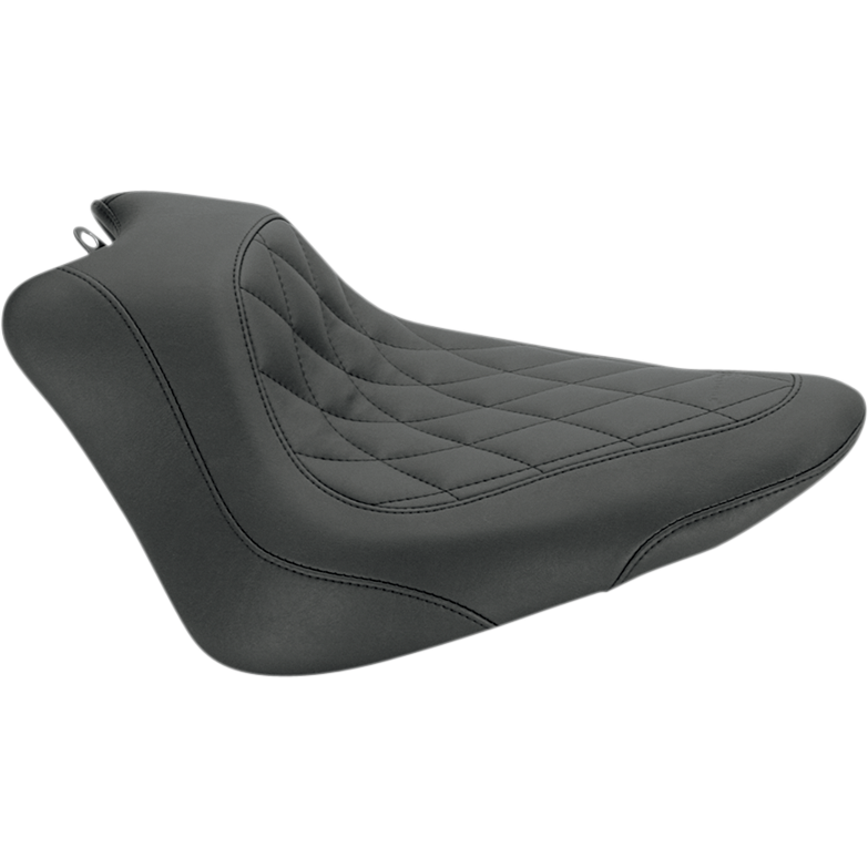 MUSTANG Seat - Wide Tripper™ Solo - without Backrest - Diamond - Black 76762 — image 1