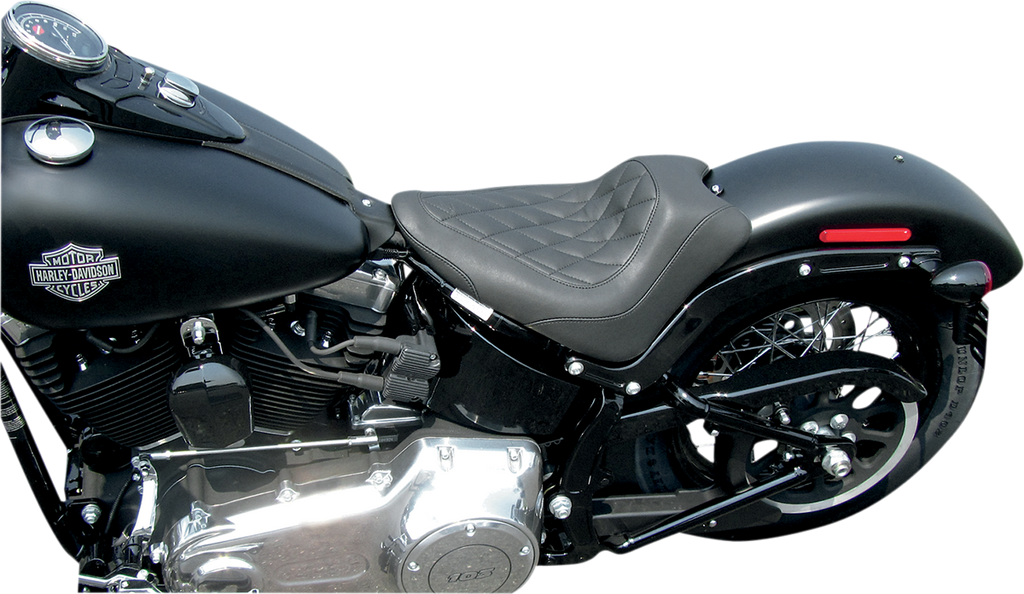 MUSTANG Seat - Wide Tripper™ Solo - without Backrest - Diamond - Black 76762 — image 2