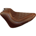 MUSTANG Seat - Wide Tripper™ Solo - without Backrest - Diamond - Brown 76766 — image 1