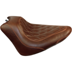 MUSTANG Seat - Wide Tripper™ Solo - without Backrest - Diamond - Brown 76766 — image 1
