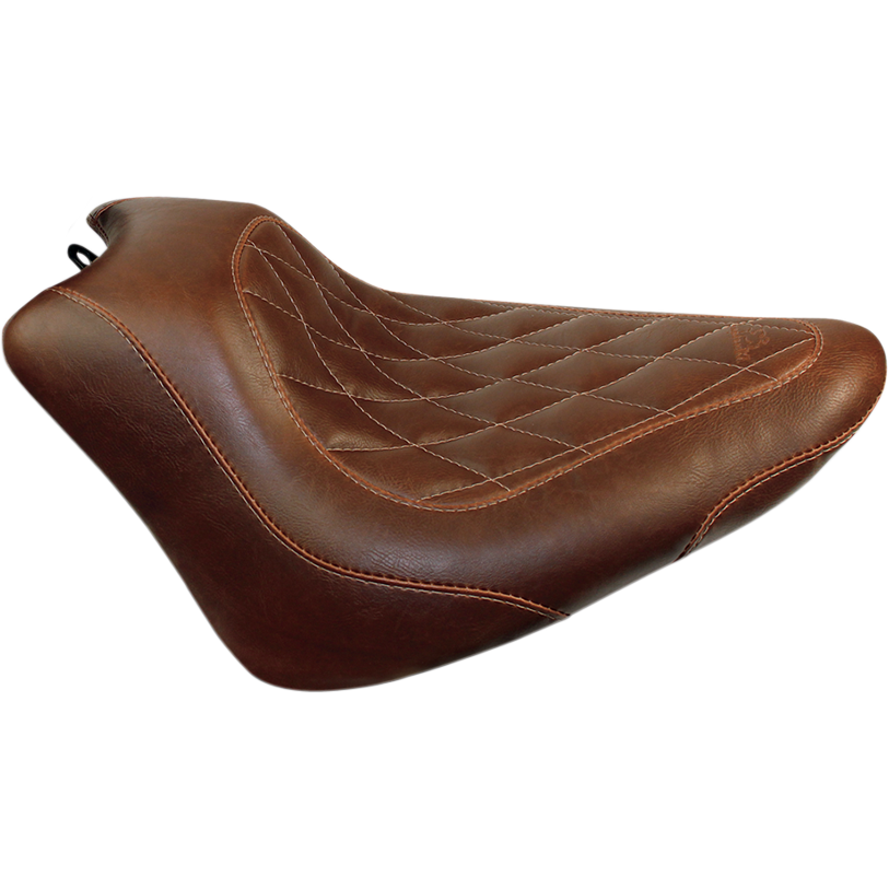 MUSTANG Seat - Wide Tripper™ Solo - without Backrest - Diamond - Brown 76766 — image 1