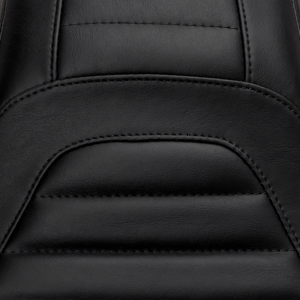 MUSTANG Tripper™ Fastback Seat - Front Tuck-n-Roll - Black - FXSB '13-'17 76781 — image 2