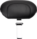 MUSTANG Wide Solo Seat - With Backrest - Black - Studded w/ Concho - FLST/FXST '00-'06 79120 — image 3