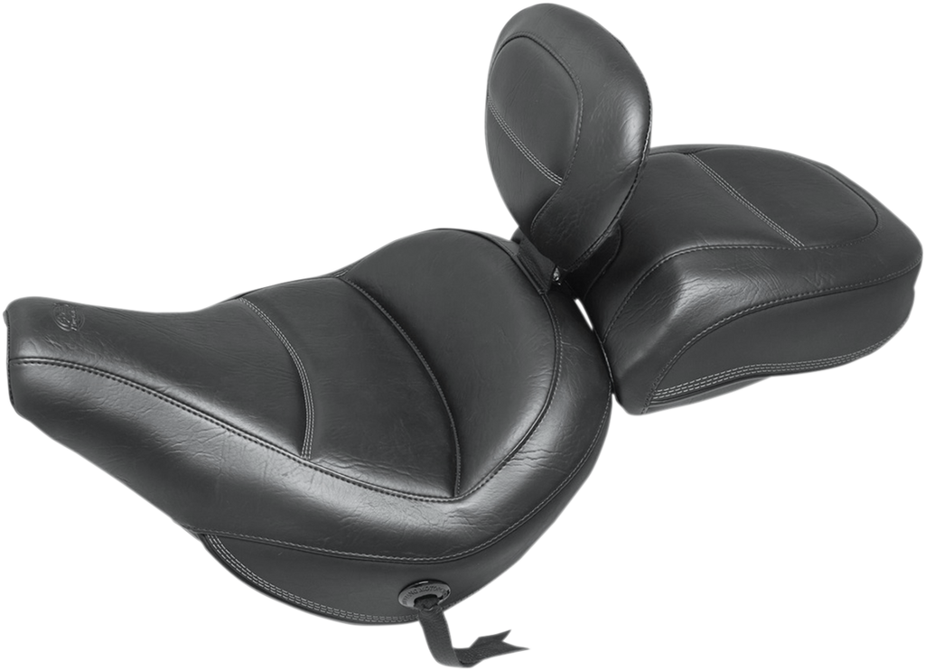 MUSTANG Passenger Touring Seat - Black - Original Stitch - FLHC/FLDE 79331 — image 1
