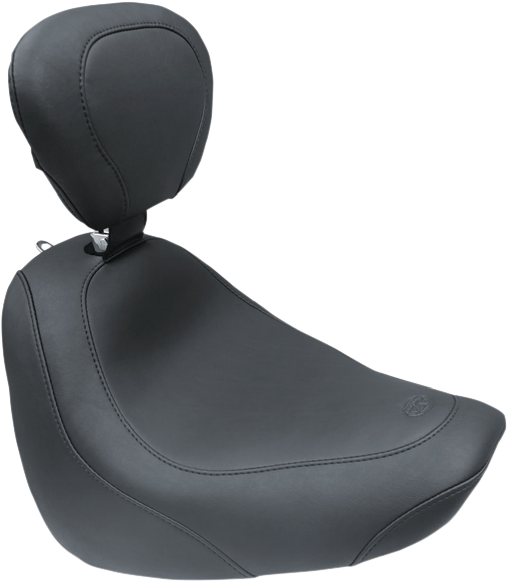 MUSTANG Wide Tripper™ Solo Seat - with Backrest - Smooth - FXFB/S '18-'23 79336 — image 1