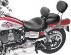 MUSTANG Wide Solo Seat - With Backrest - Vintage - Black - Smooth - FXD '06-'17 79358 — image 2
