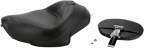 MUSTANG Wide Solo Seat - With Backrest - Vintage - Black - Smooth - XL '04-'21 79429 — image 2