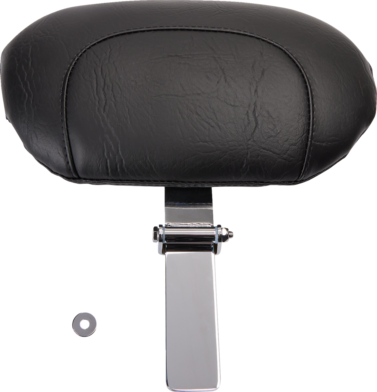 MUSTANG Wide Solo Seat - With Backrest - Black - Studded w/ Concho - FLST '00-'15 79485 — image 3