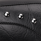 MUSTANG Wide Rear Seat - Studded - Black - FLST '00-'15 79486 — image 2