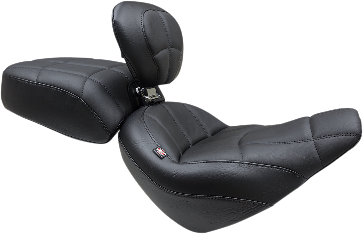 MUSTANG Solo Touring Seat - Driver's Backrest - Cube Stitch - FXBB/S '18-'25 79494 — image 1