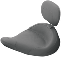 MUSTANG Solo Seat - Removable Driver Backrest for Air Ride - FLHP/FLHT/FLTRXP '83-'25 79548 — image 1