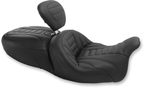 MUSTANG Freewheeler Vintage Seat - w/ Driver Backrest - FLRT/FLTRT '15-'25 79592 — image 1