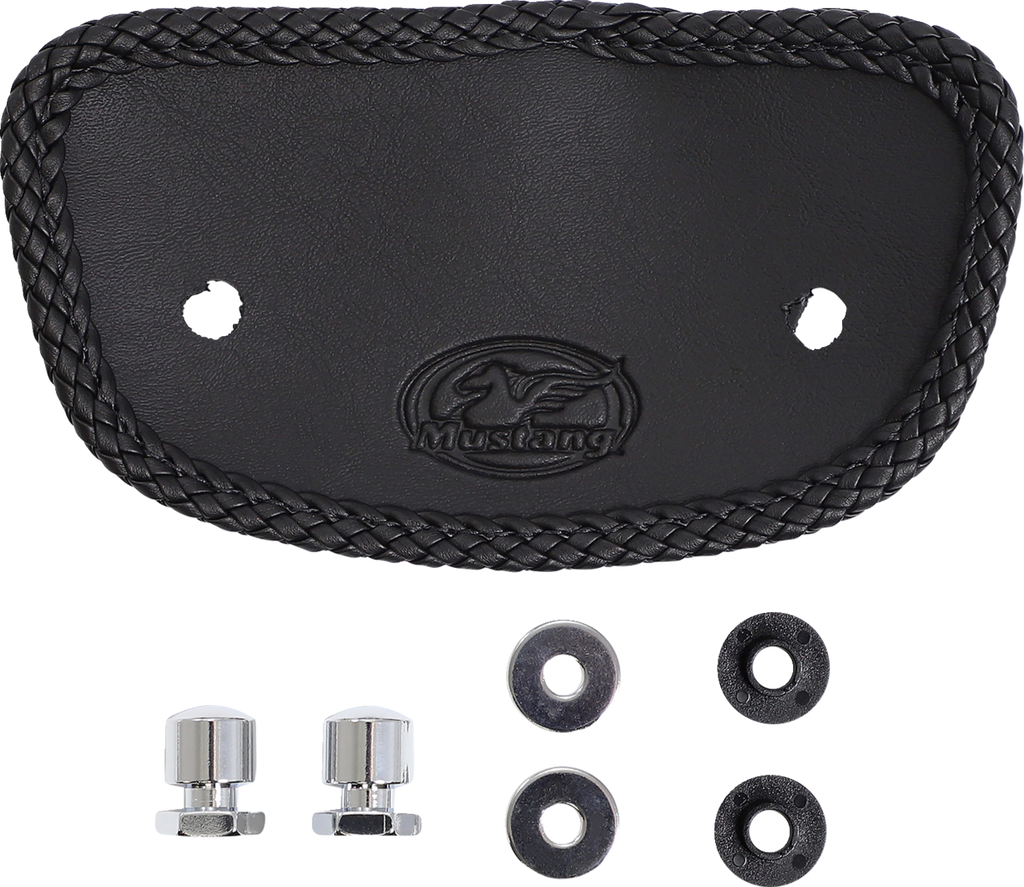 MUSTANG Wide Solo Seat - With Backrest - Vintage - Black - Smooth - FL '08-'25 79600 — image 2