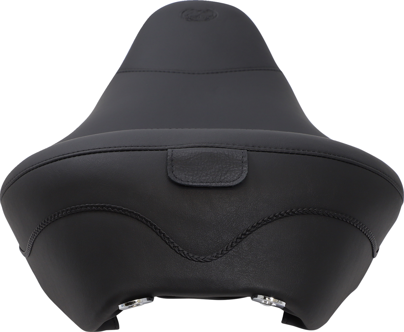 MUSTANG Wide Solo Seat - With Backrest - Vintage - Black - Smooth - FL '08-'25 79600 — image 4