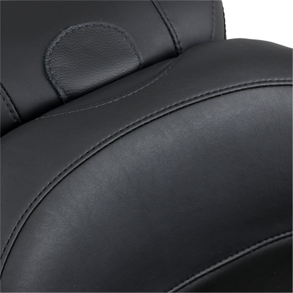 MUSTANG Lowdown Seat - with Driver Backrest - Plain - FLHR/FLHX '97-'07 79672 — image 4