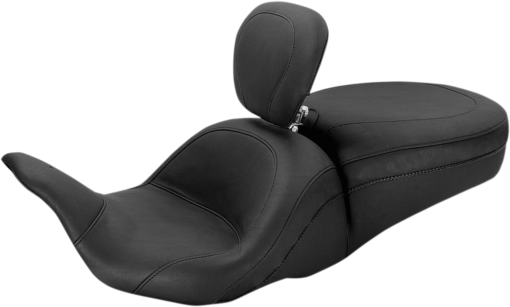 MUSTANG Lowdown Seat - with Driver Backrest - Plain - FL '08-'25 79703 — image 1
