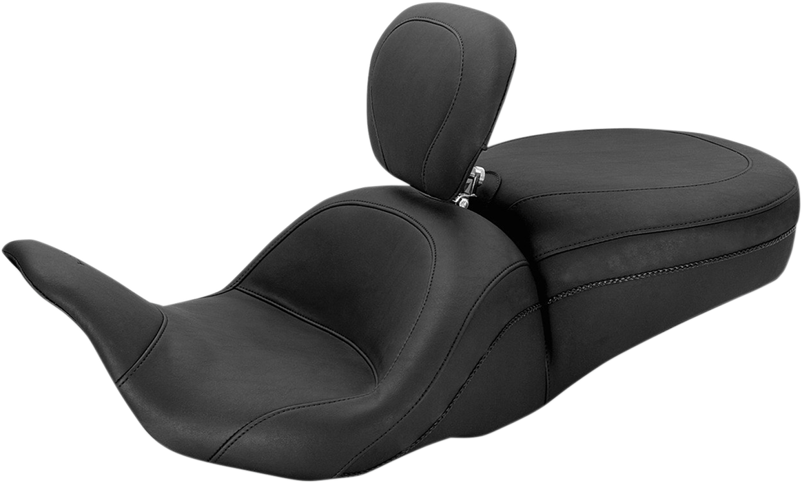 MUSTANG Lowdown Seat - with Driver Backrest - Plain - FL '08-'25 79703 — image 1