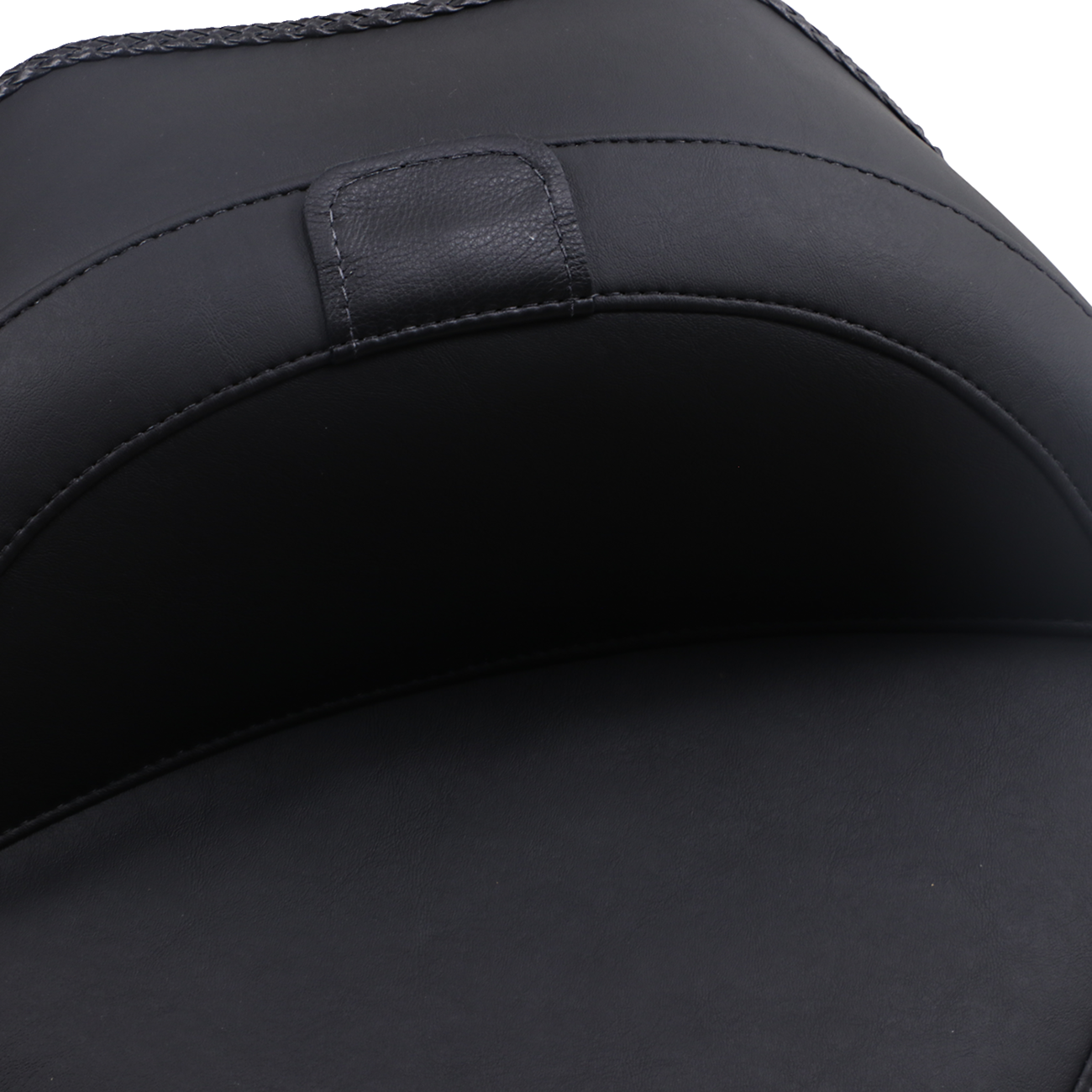MUSTANG Wide Solo Seat - With Backrest - Vintage - Black - Smooth - FL/FX '11-'17 79742 — image 4