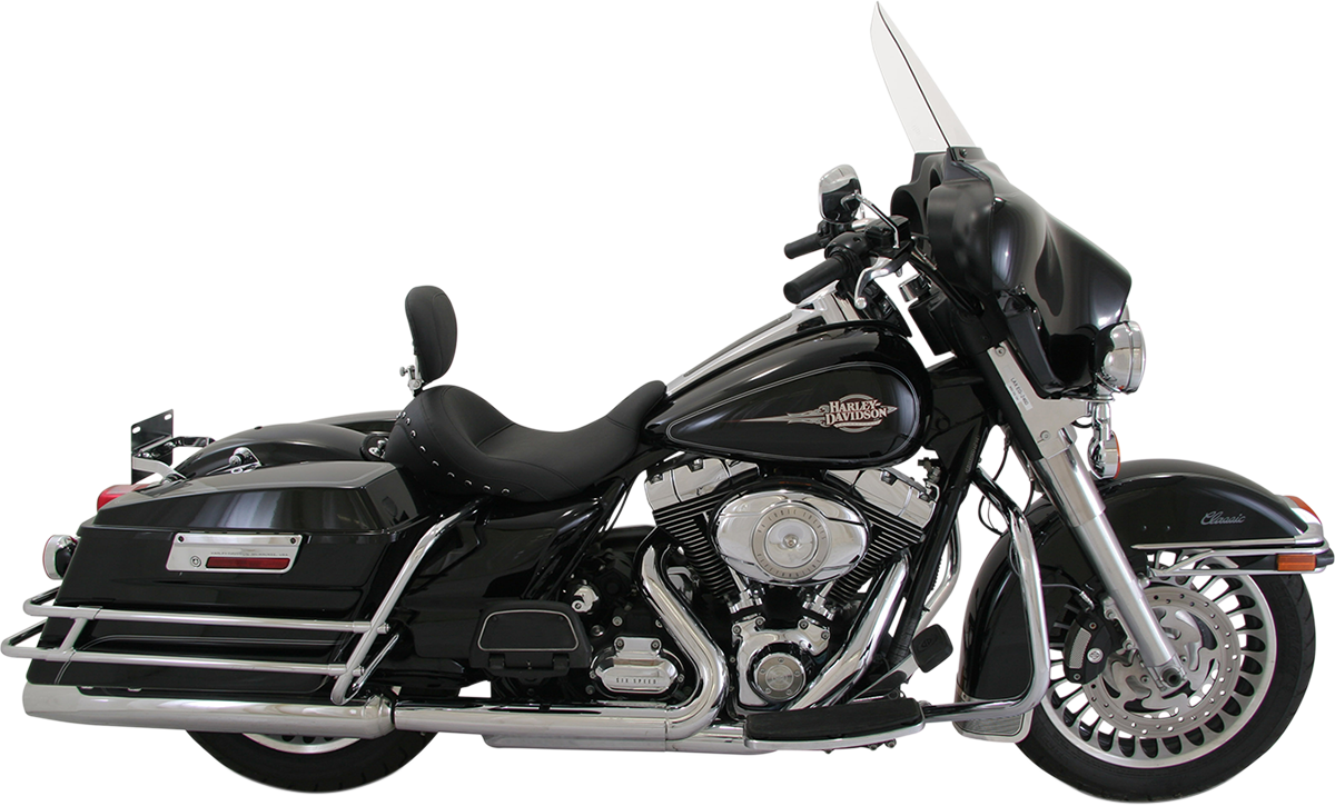 MUSTANG Lowdown Vintage Seat - Driver Backrest - Chrome Studded - FL '97-'25 79912 — image 2