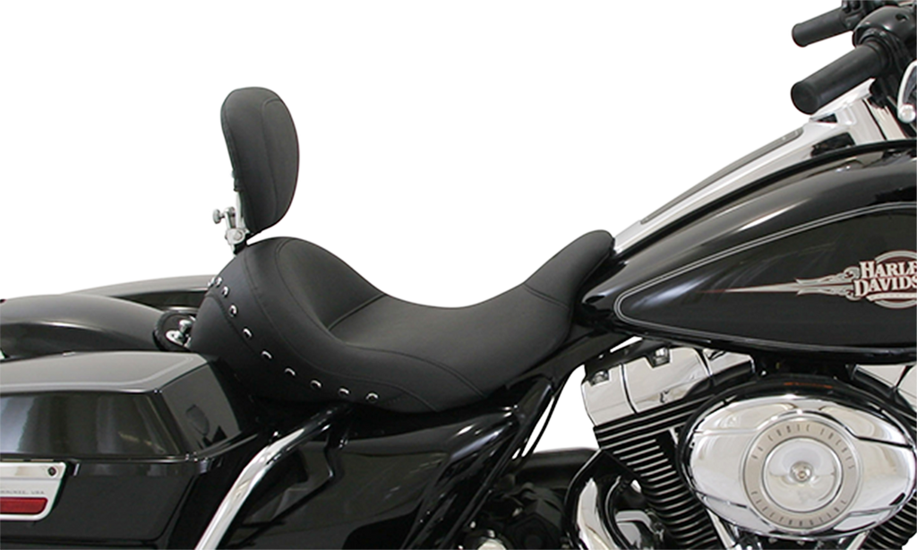 MUSTANG Lowdown Vintage Seat - Driver Backrest - Chrome Studded - FL '97-'25 79912 — image 3