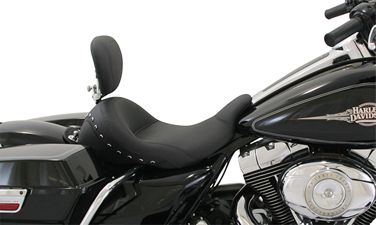 MUSTANG Lowdown Vintage Seat - Driver Backrest - Chrome Studded - FL '97-'25 79912 — image 3
