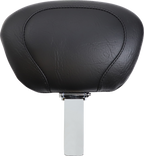 MUSTANG Wide Solo Seat - With Backrest - Vintage - Black - Smooth - FLSTN '05-'17 79914 — image 2