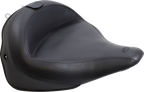 MUSTANG Wide Solo Seat - With Backrest - Vintage - Black - Smooth - FLSTN '05-'17 79914 — image 4