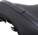MUSTANG Wide Solo Seat - With Backrest - Vintage - Black - Smooth - FLSTN '05-'17 79914 — image 5