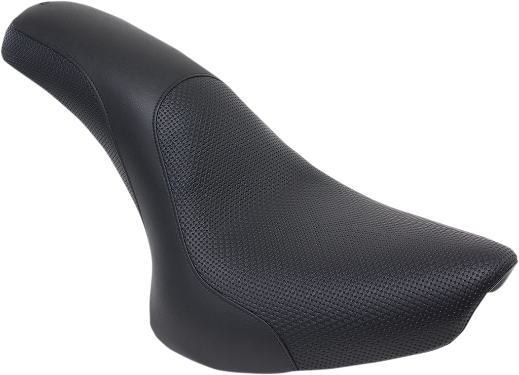 SADDLEMEN Profiler™ Basketweave Seat - Black - Softail '00-'05 800-01-147 — image 1