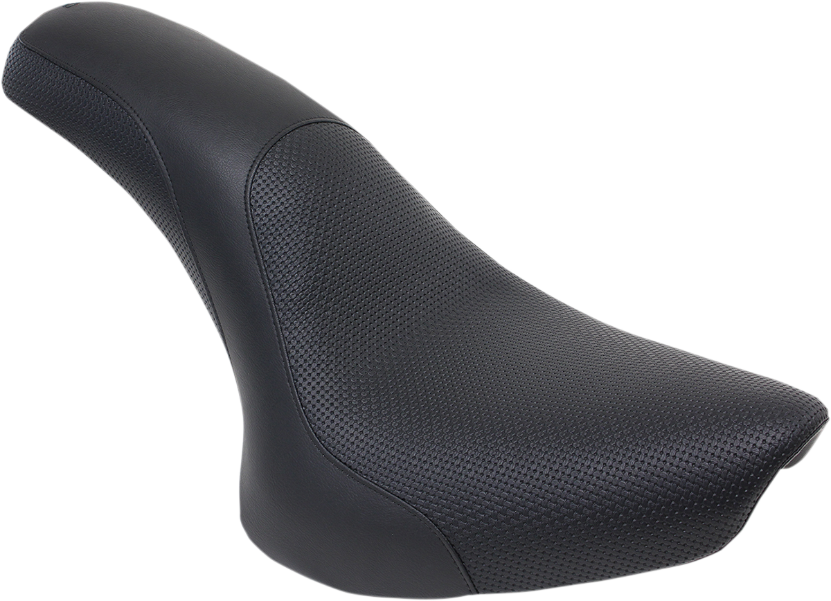 SADDLEMEN Profiler™ Basketweave Seat - Black - Softail '00-'05 800-01-147 — image 1