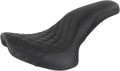 SADDLEMEN Profiler Seat - Front Lattice/Rear Smooth - Black - FL/FX '00-'06 800-01-149 — image 1