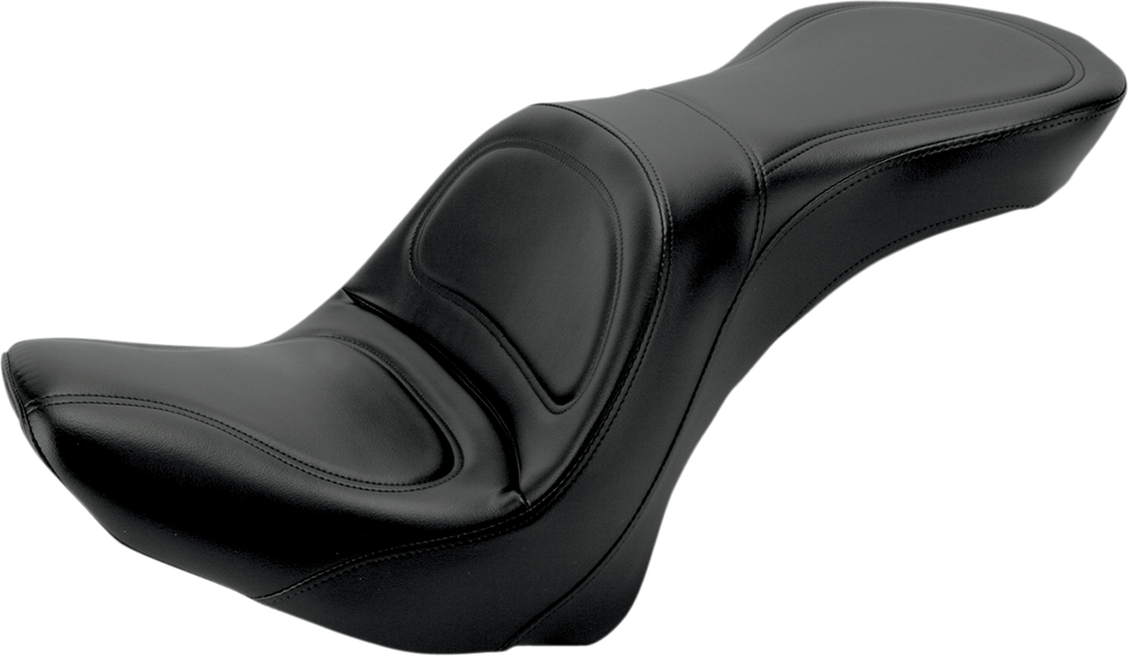 SADDLEMEN Seat - Explorer™ - Without Backrest - Stitched - Black - FLSTC '06-'17 800-23-0291 — image 1