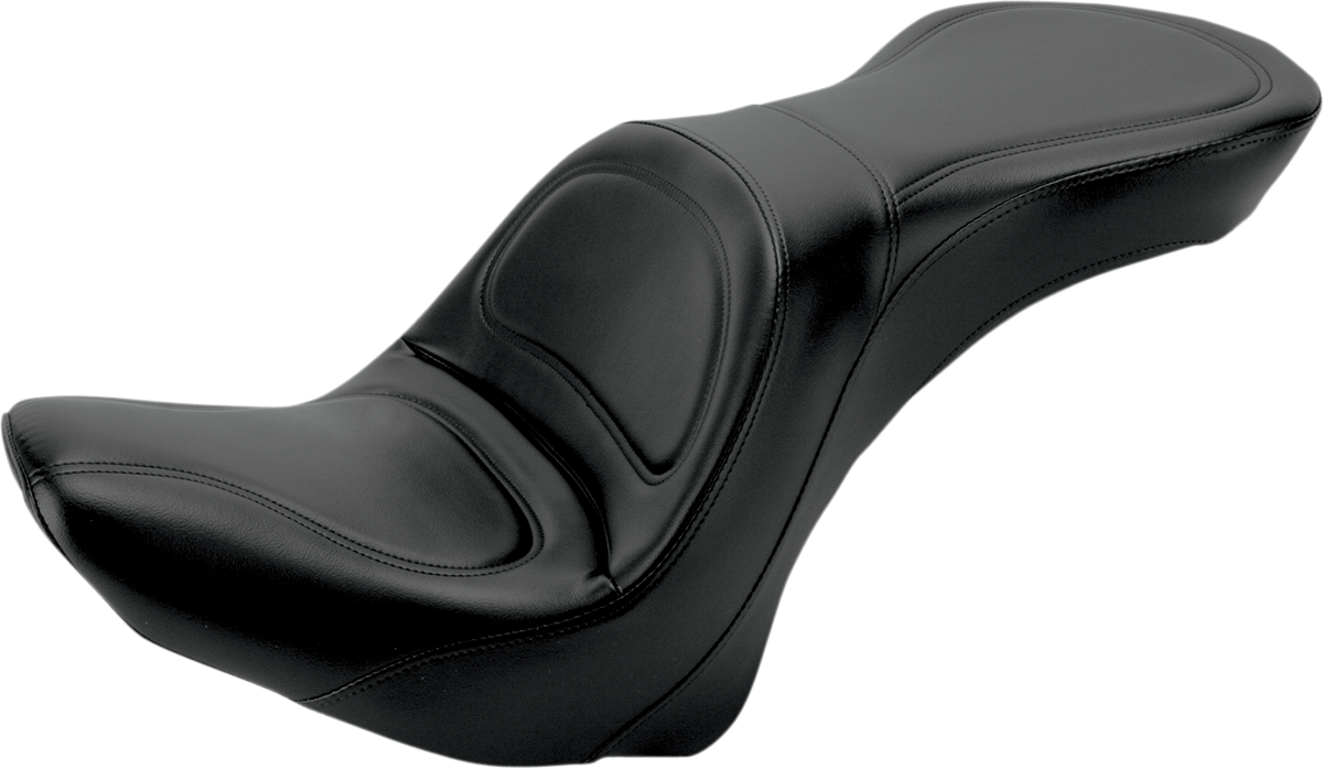 SADDLEMEN Seat - Explorer™ - Without Backrest - Stitched - Black - FLSTC '06-'17 800-23-0291 — image 1