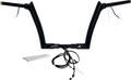 FAT BAGGERS INC. EZ Install Wired 1-1/2" Pointed Top Handlebar Kit - 12" - Black 801312-B — image 1