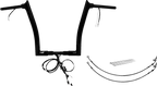 FAT BAGGERS INC. EZ Install Wired 1-1/2" Pointed Top Handlebar Kit - 14" - Black 801314-B — image 1